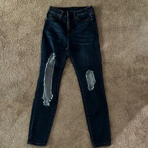 Dark Blue Jean Pants